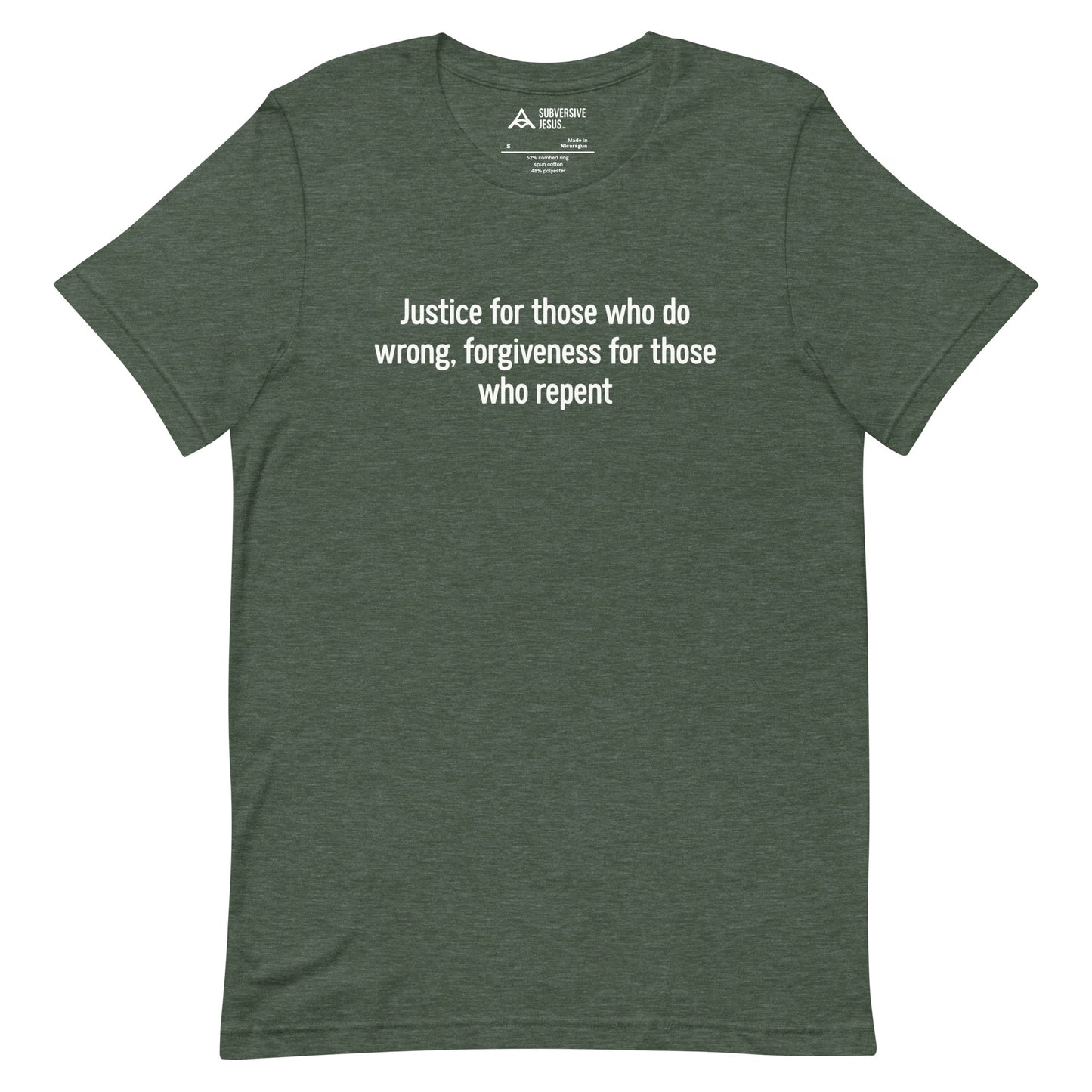 Justice and Forgiveness (T-Shirt)