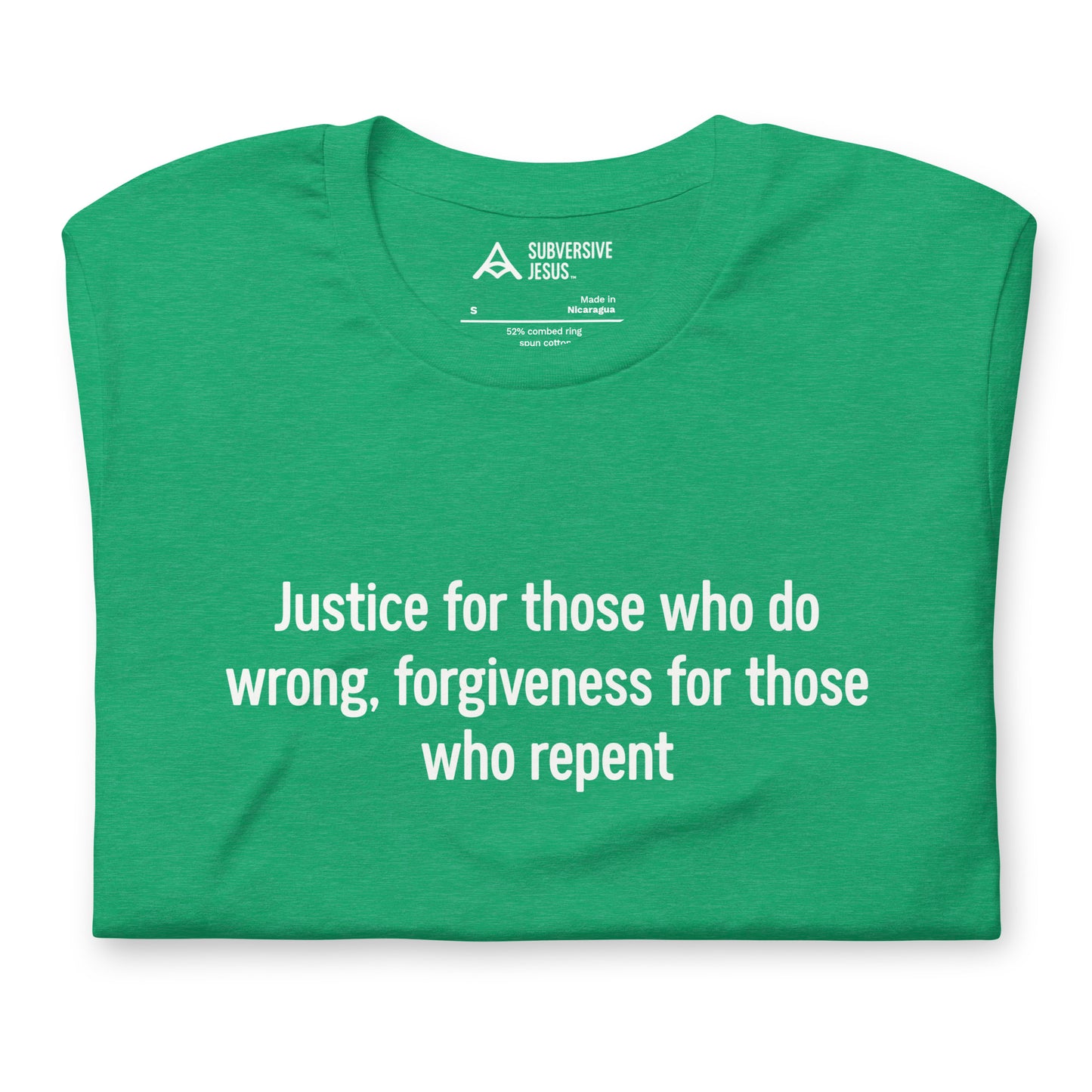 Justice and Forgiveness (T-Shirt)