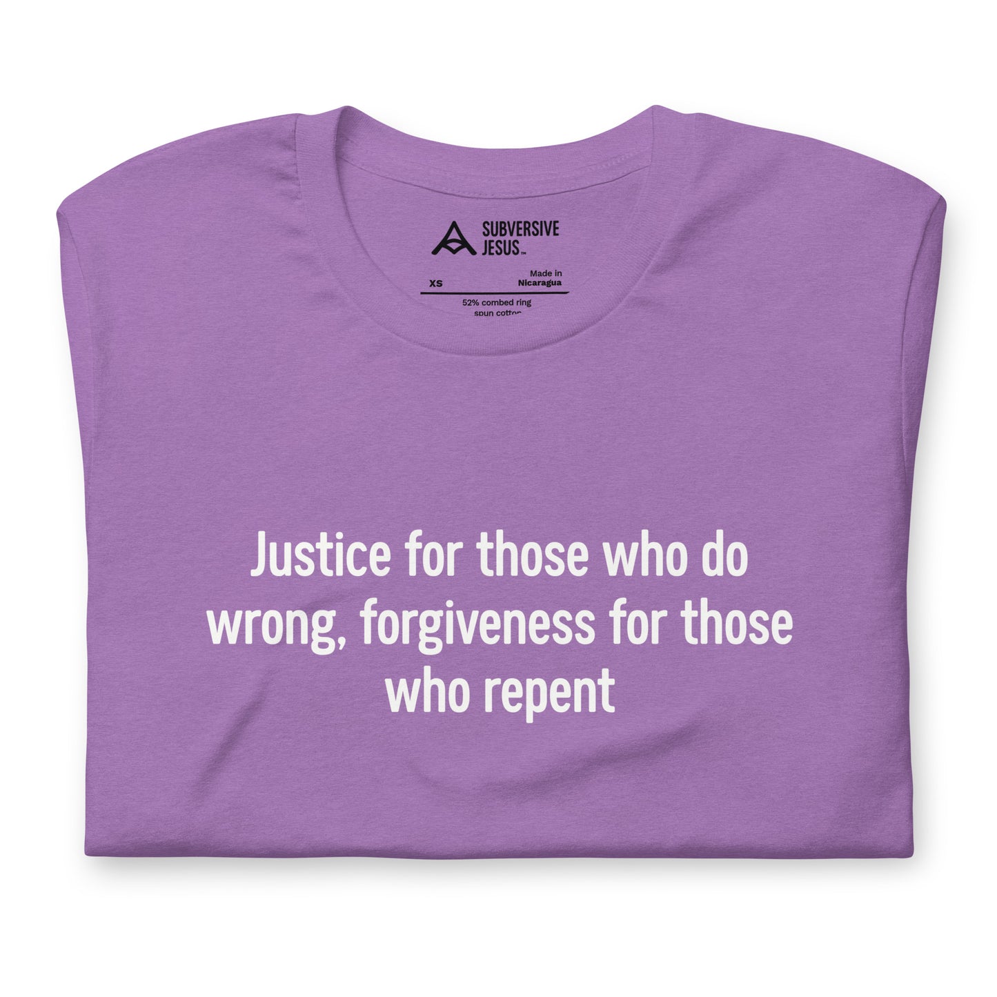 Justice and Forgiveness (T-Shirt)