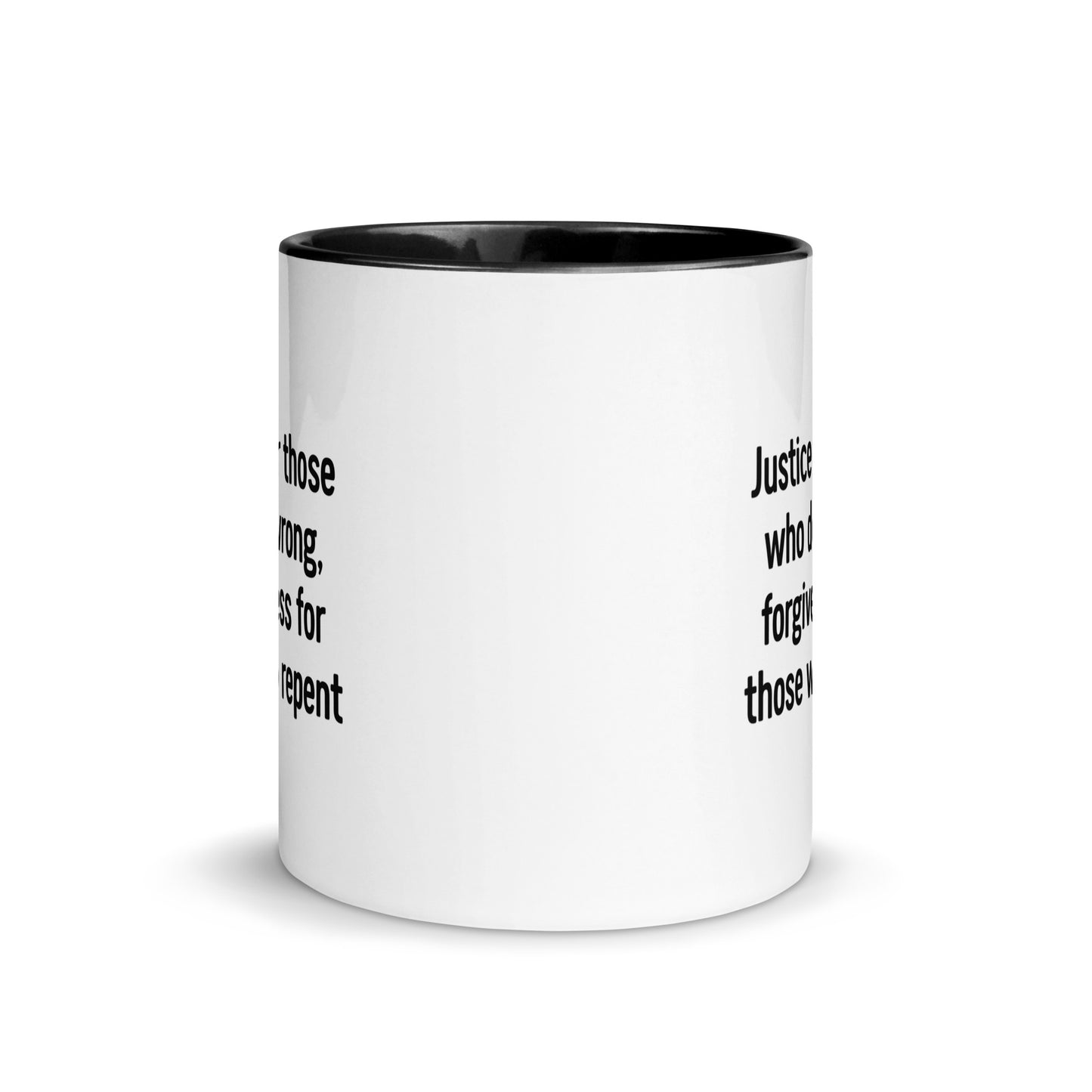 Justice and Forgiveness (Mug)